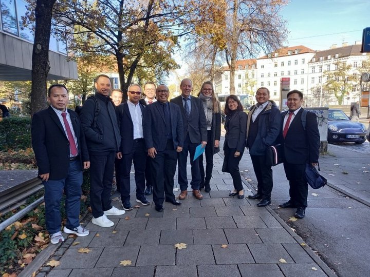 Indonesian delegation National Land Agency in Munich