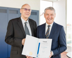 Prof. Harald Stützer, Thomas Schmid, Hauptgeschäftsführer des Bayersiche Bauindustrieverbandes